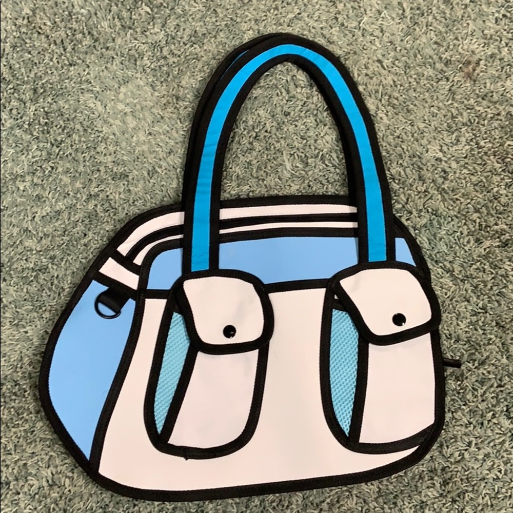 This is a carry on space 2D purse/bag.